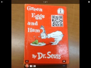 My second grade student loves Dr. Seuss and "Green Eggs and Ham"!